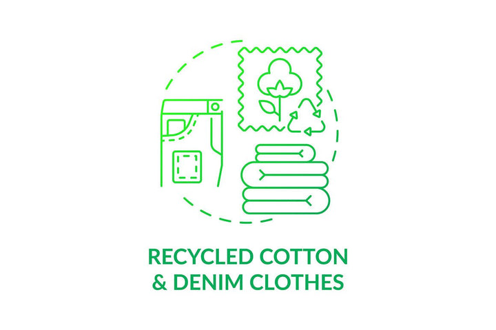 Garbage recycling trends concept icons bundle