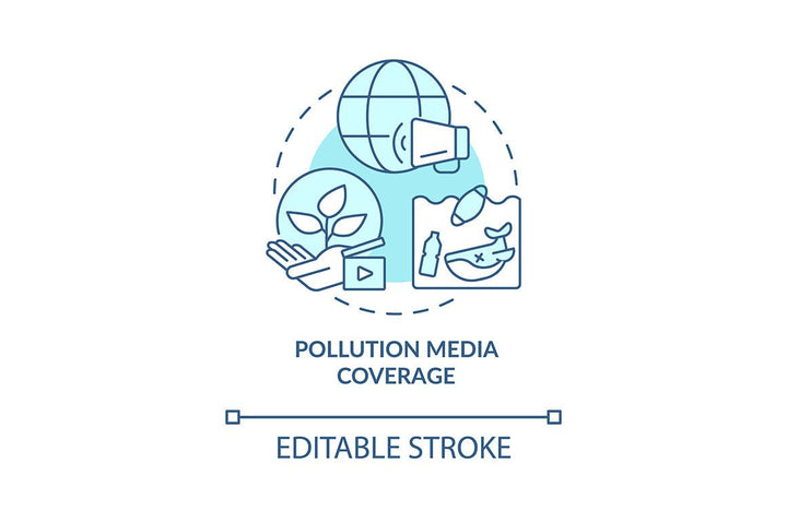 Garbage recycling trends concept icons bundle