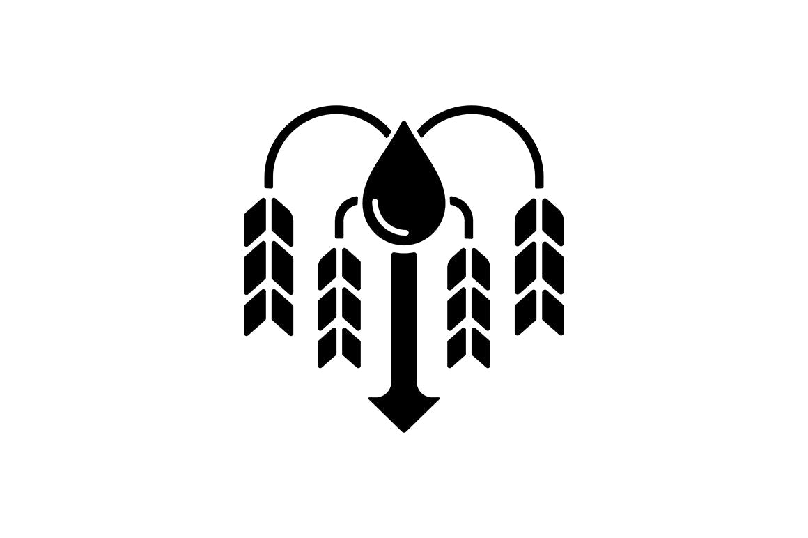 Global water crisis black glyph icons set on white space