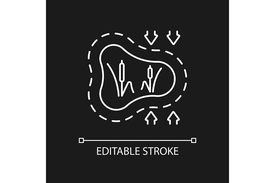 Global water crisis linear icons set for dark and light mode