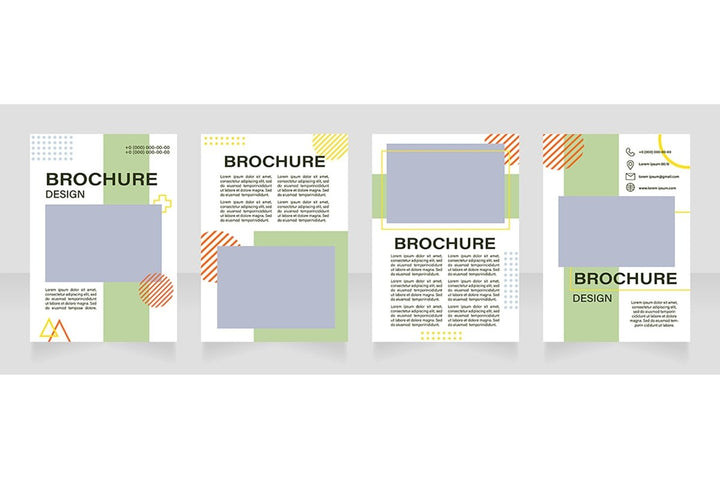 Graphic industry brochure template bundle