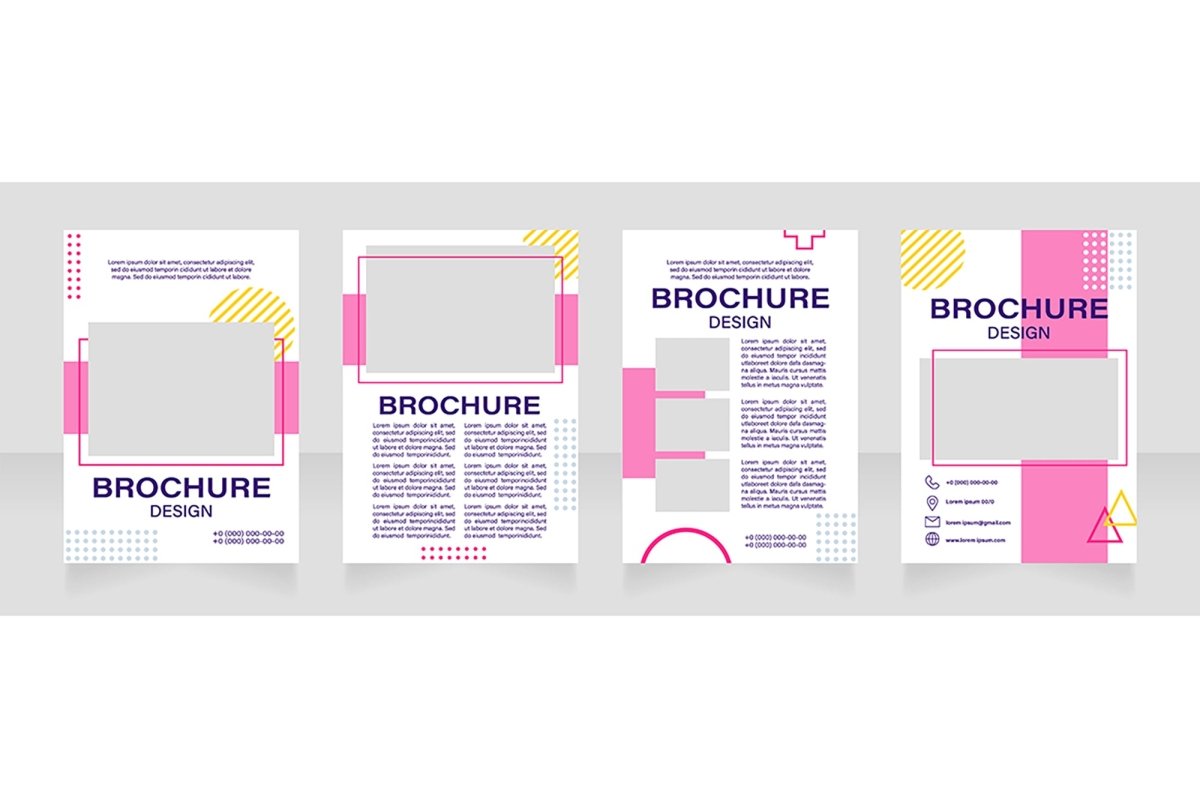 Graphic industry brochure template bundle