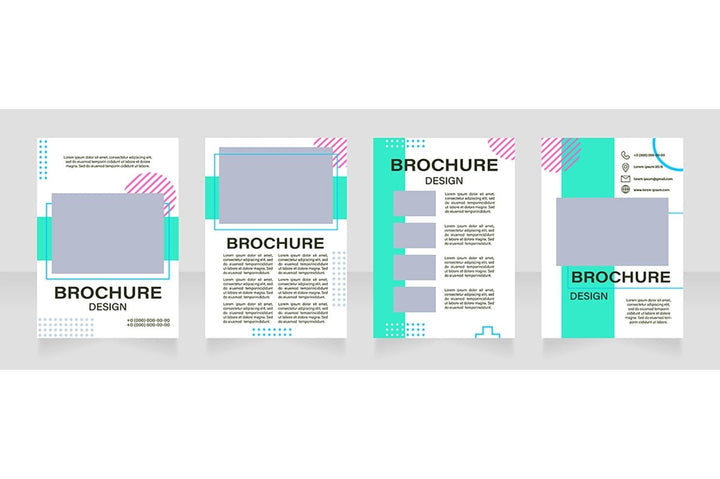 Graphic industry brochure template bundle