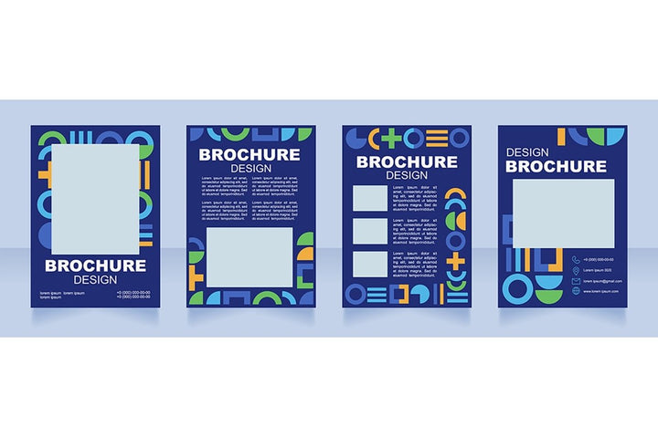 Graphics for marketing brochure template bundle