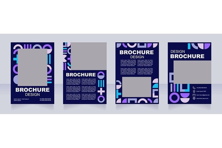 Graphics for marketing brochure template bundle