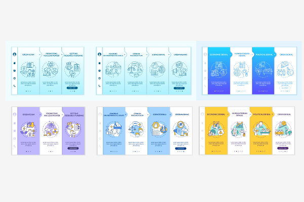 Green Scam Onboarding Vector Template