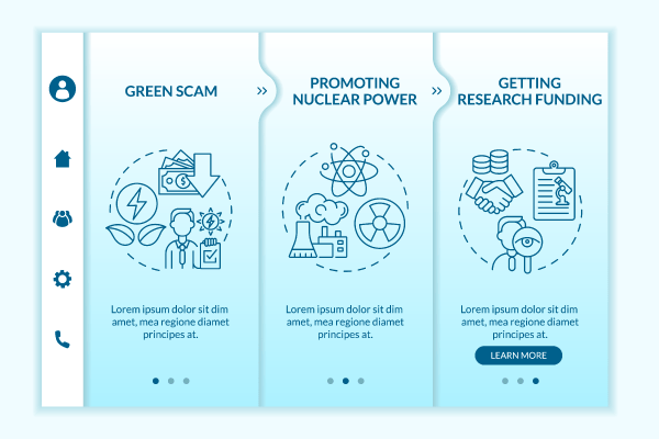 Green Scam Onboarding Vector Template