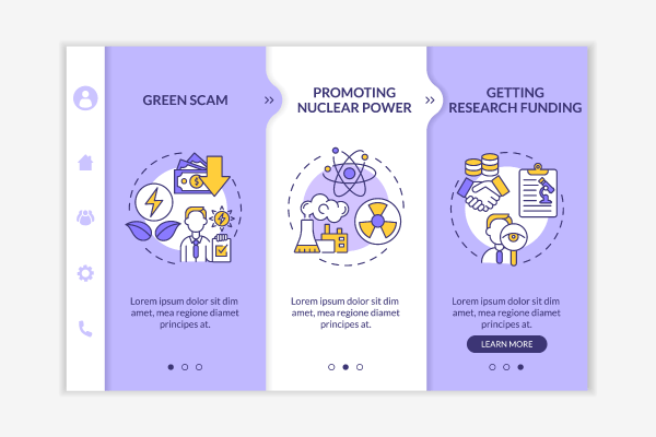 Green Scam Onboarding Vector Template