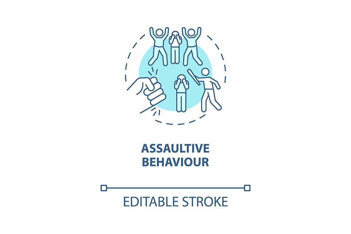 Hate speech concept icons bundle