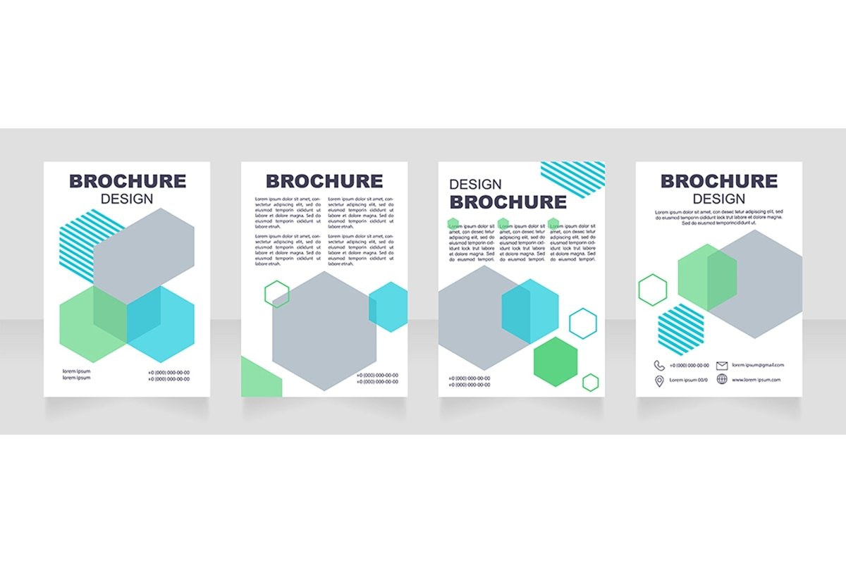 Health industry brochure template bundle