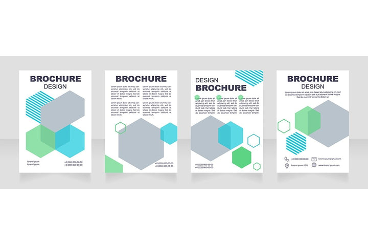 Health industry brochure template bundle