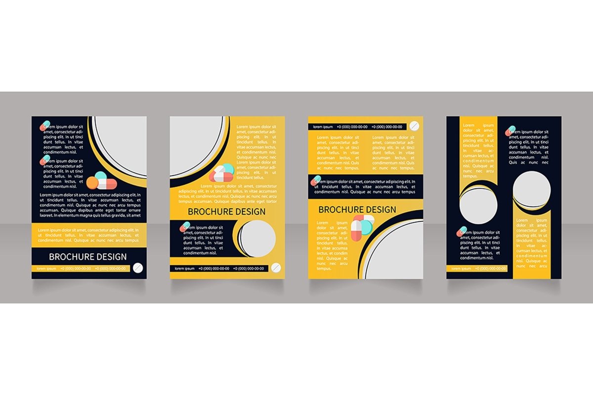 Healthcare services brochure bundle