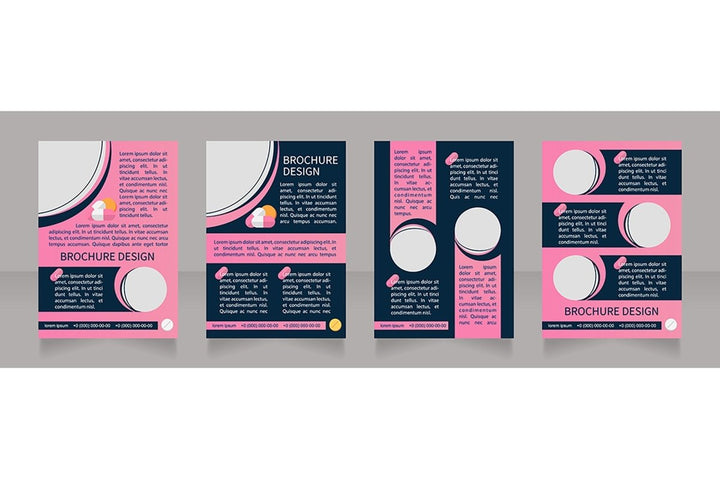 Healthcare services brochure bundle