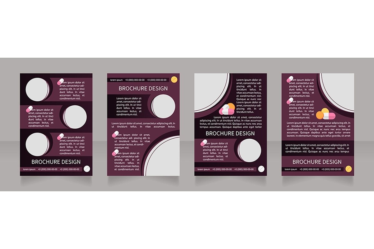 Healthcare services brochure bundle