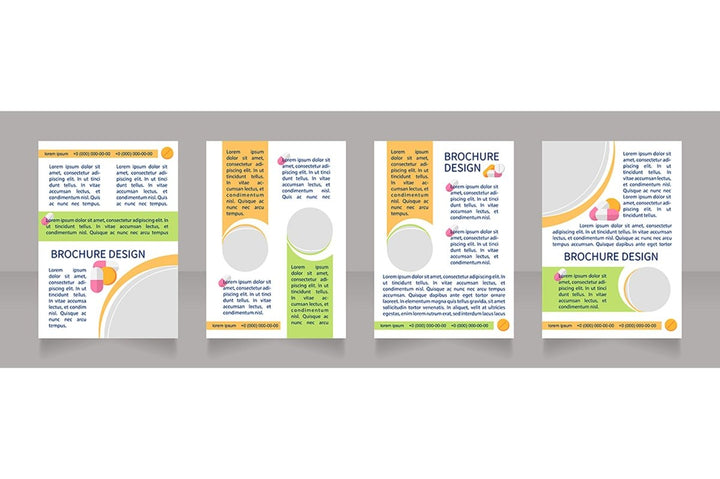 Healthcare services brochure bundle