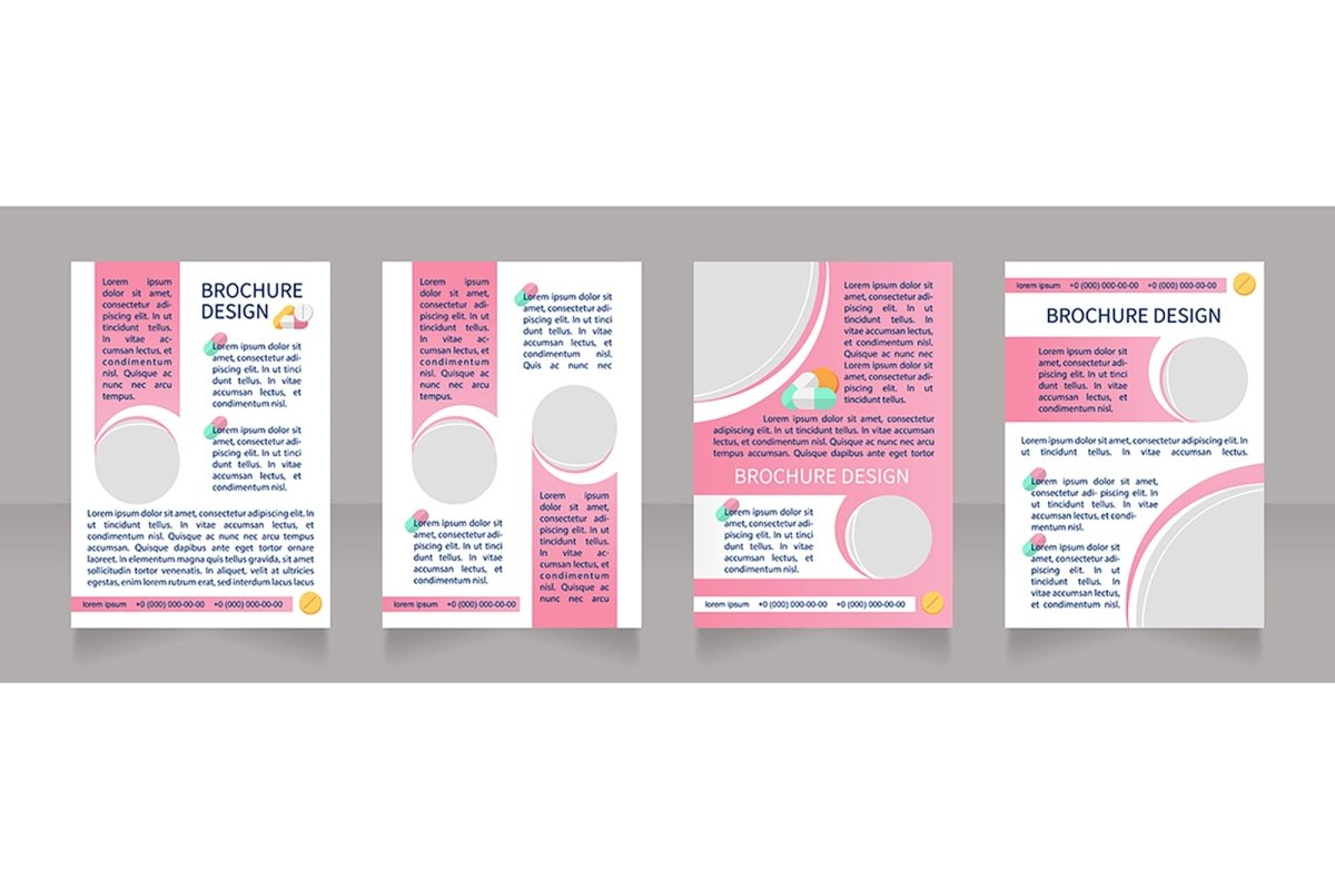 Healthcare services brochure bundle