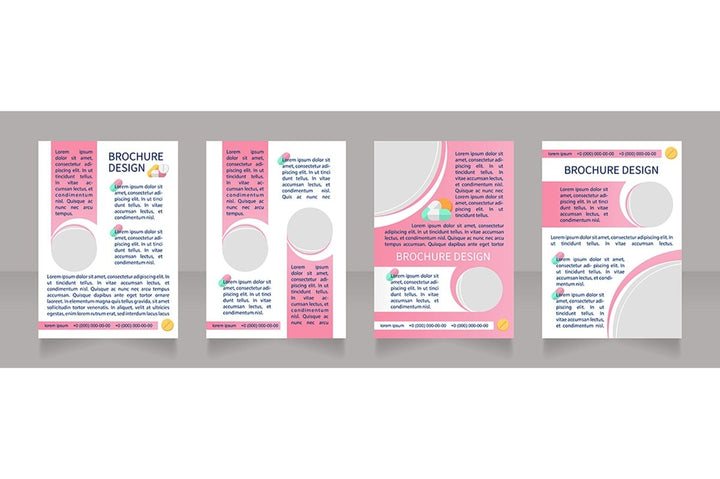 Healthcare services brochure bundle