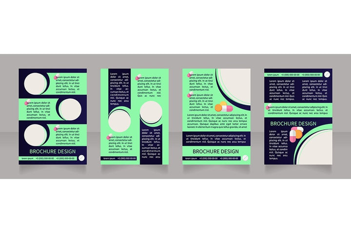 Healthcare services brochure bundle