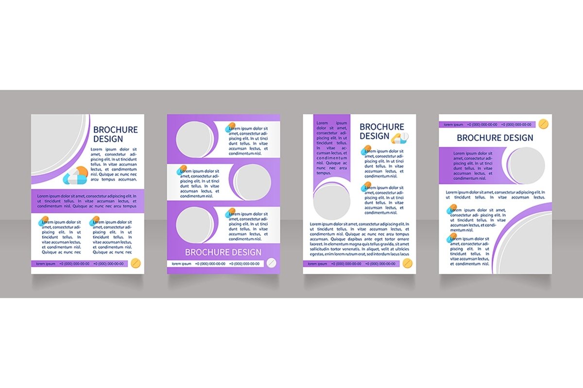 Healthcare services brochure bundle