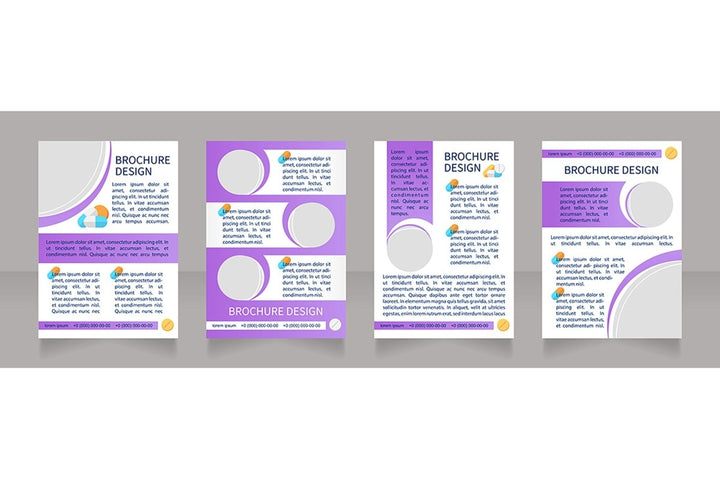 Healthcare services brochure bundle