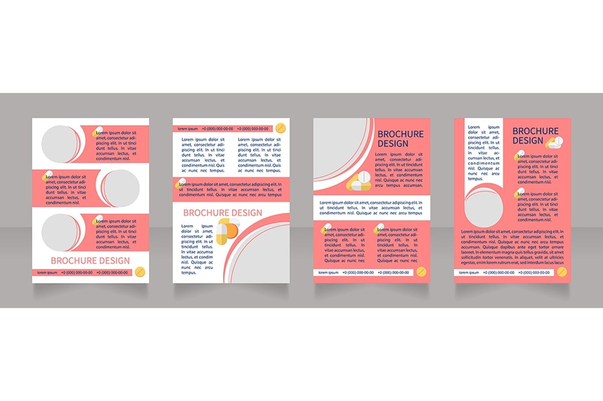 Healthcare services brochure bundle