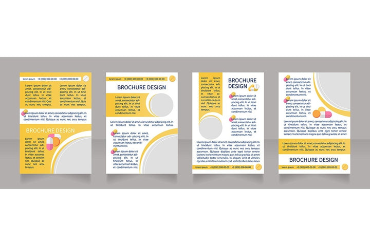 Healthcare services brochure bundle