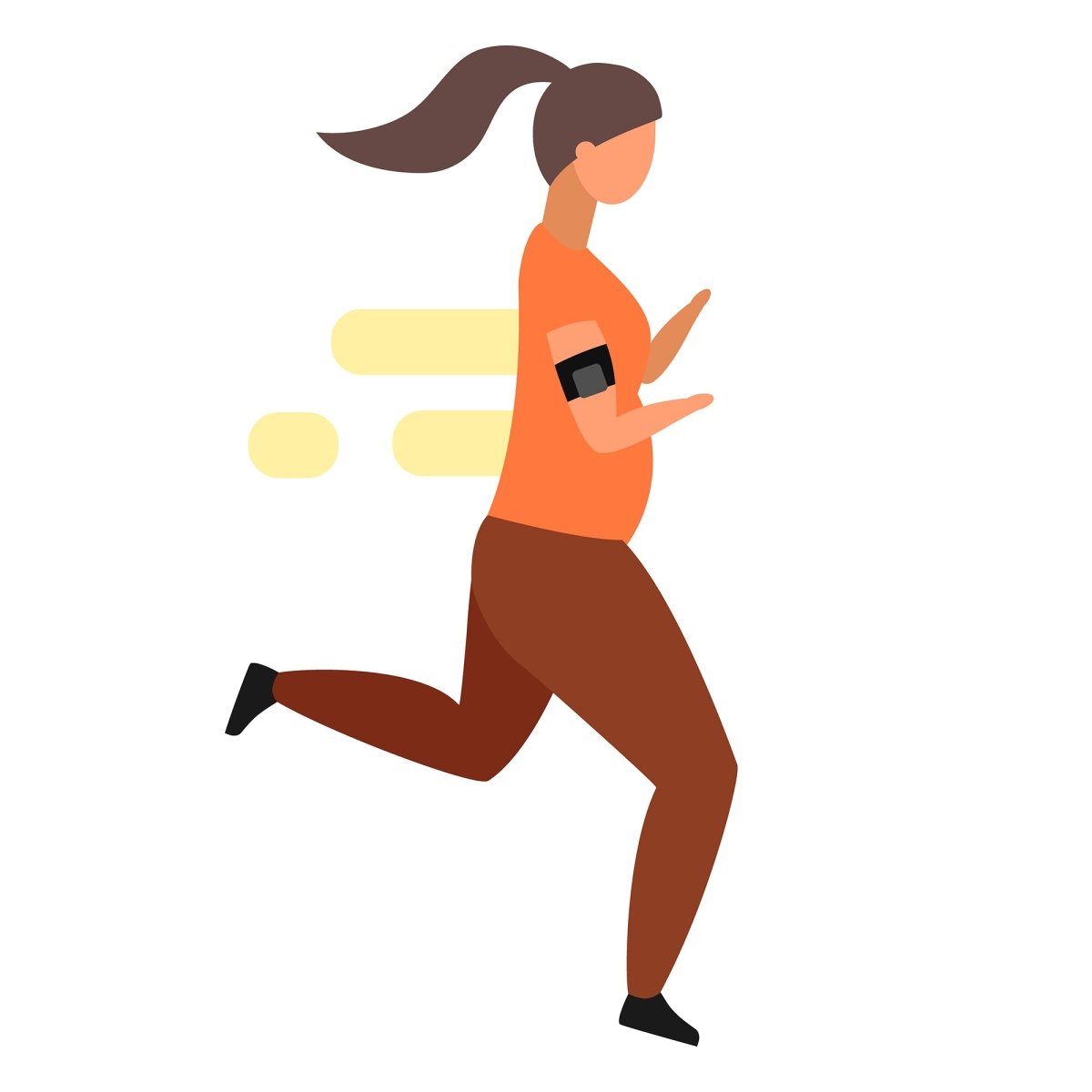 Healthy lifestyle flat vector illustrations set