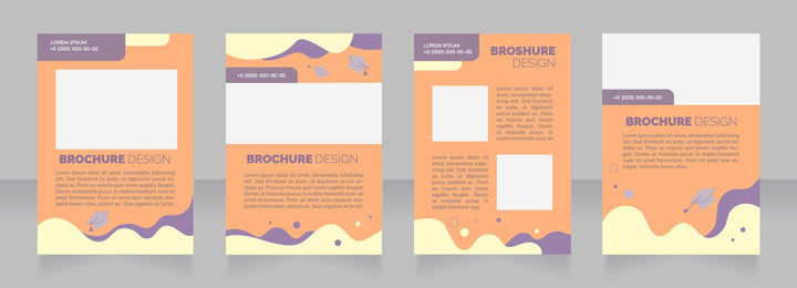 High education brochure layout design bundle