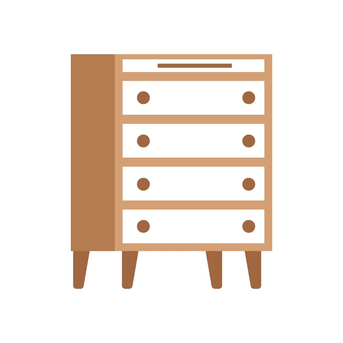 Home furniture 20 vector items bundle