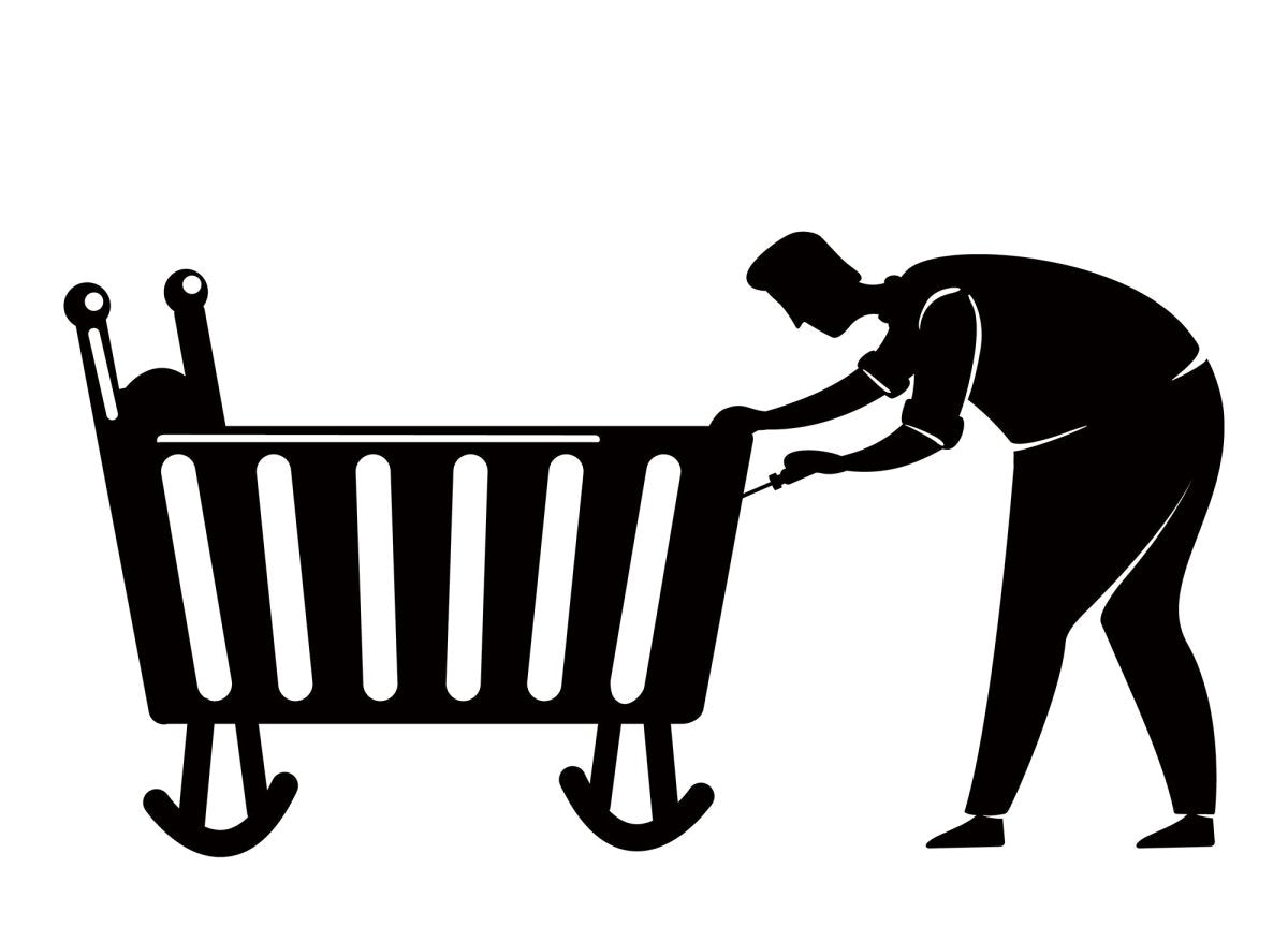 Home repairs black silhouette vector illustrations kit