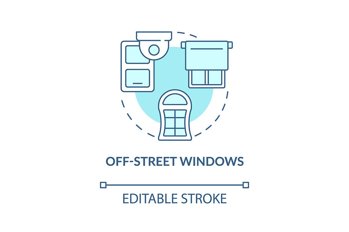 Home security concept icons bundle