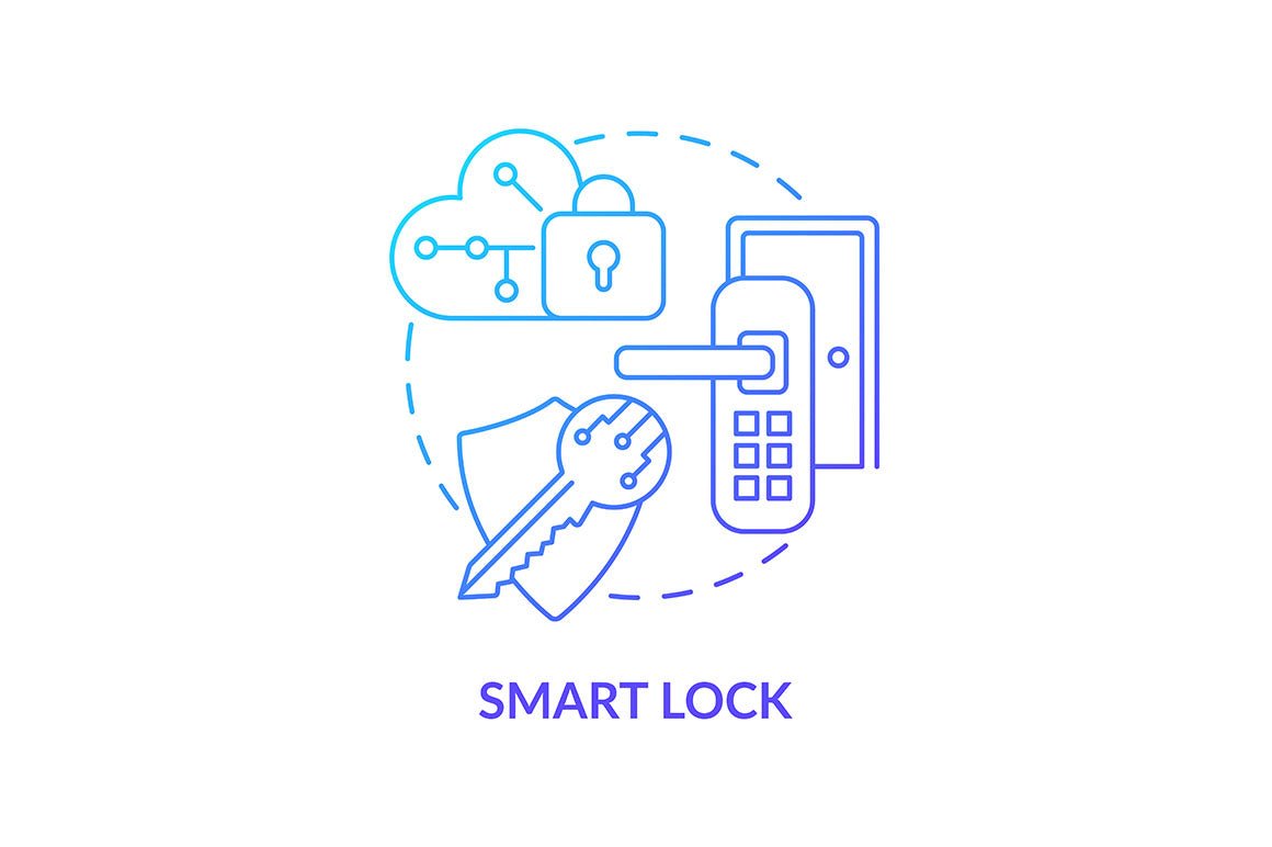 Home security concept icons bundle