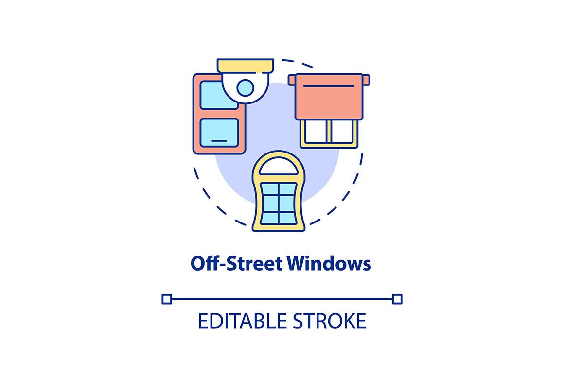 Home security concept icons bundle