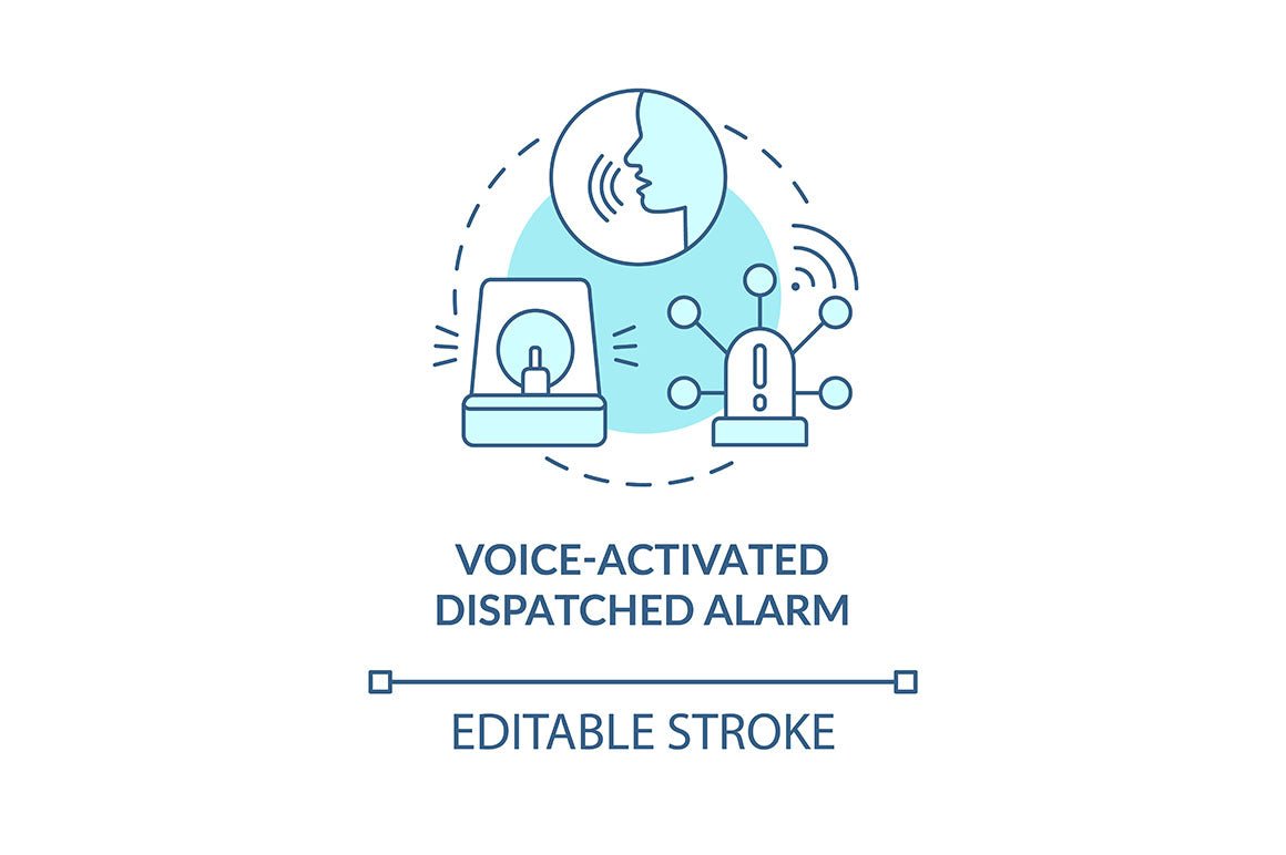 Home security concept icons bundle