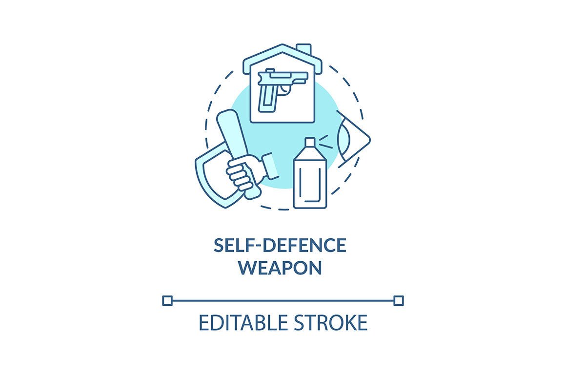 Home security concept icons bundle