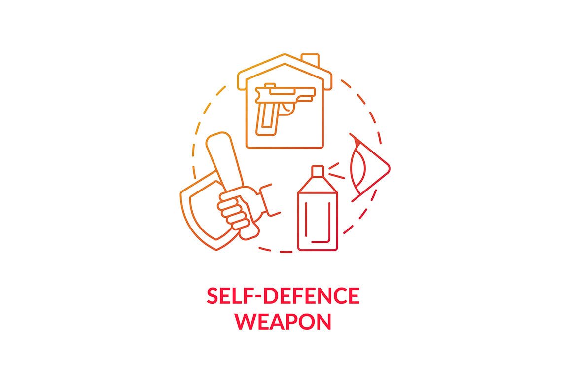 Home security concept icons bundle