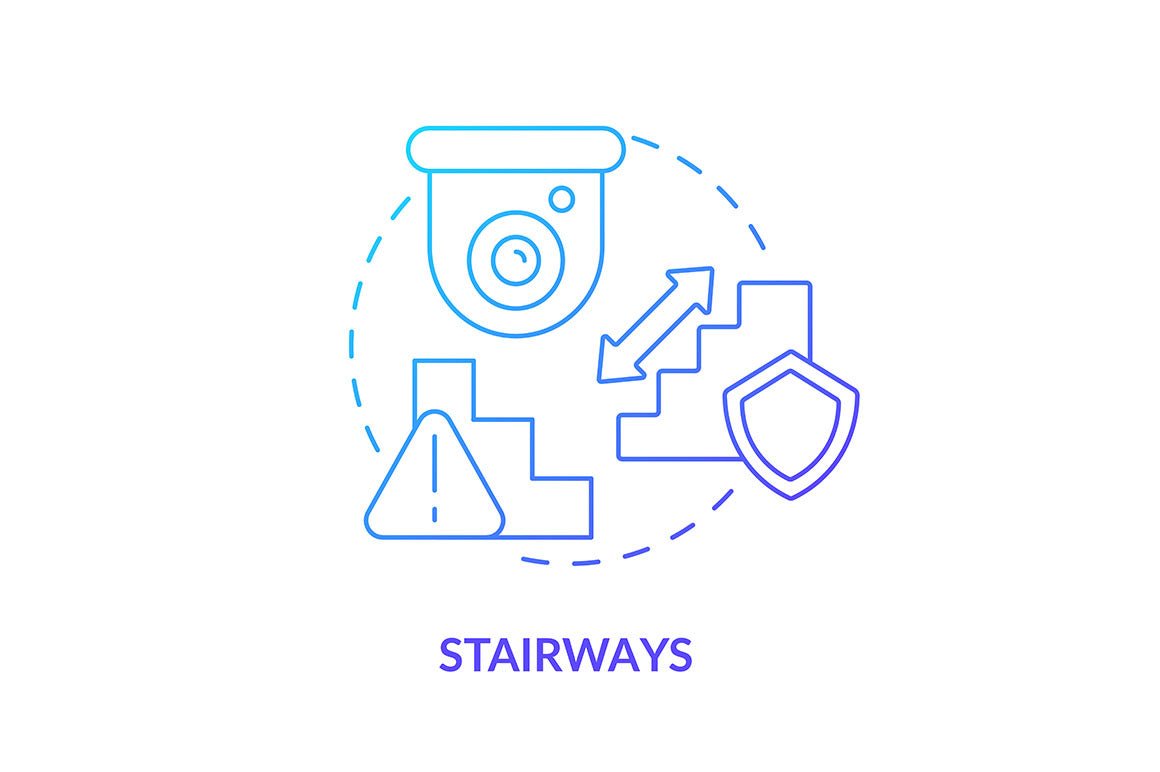 Home security concept icons bundle