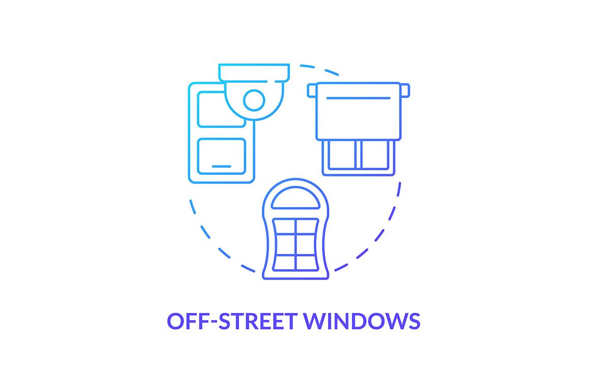 Home security concept icons bundle