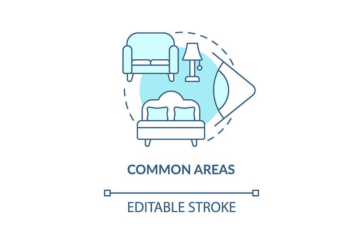 Home security concept icons bundle
