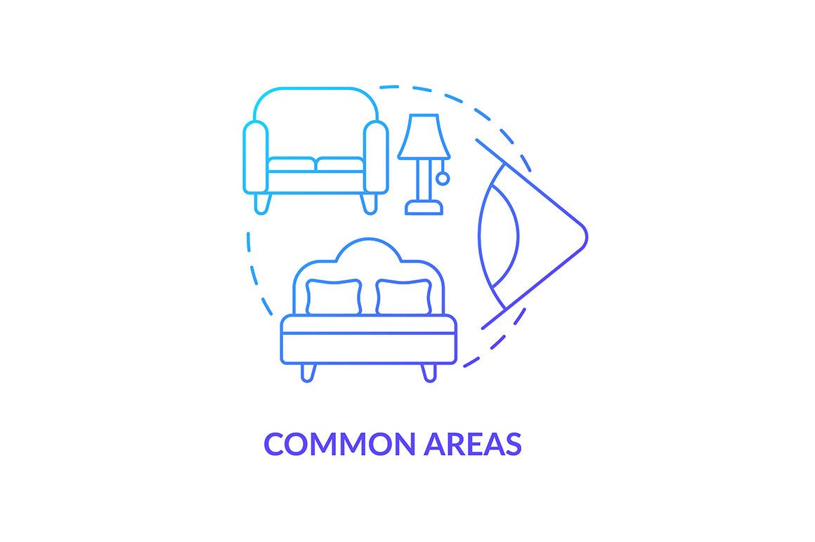Home security concept icons bundle