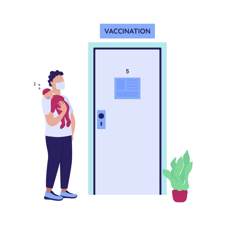 Hospital patients and workers flat color vector faceless character set