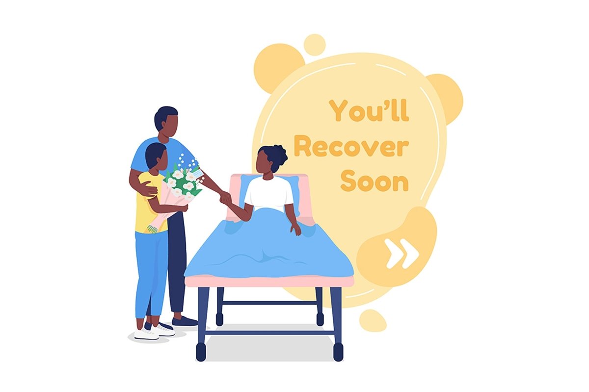 Hospital treatment social media post mockup set