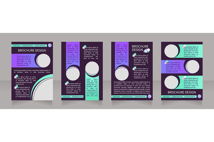 Hospitalization brochure template bundle