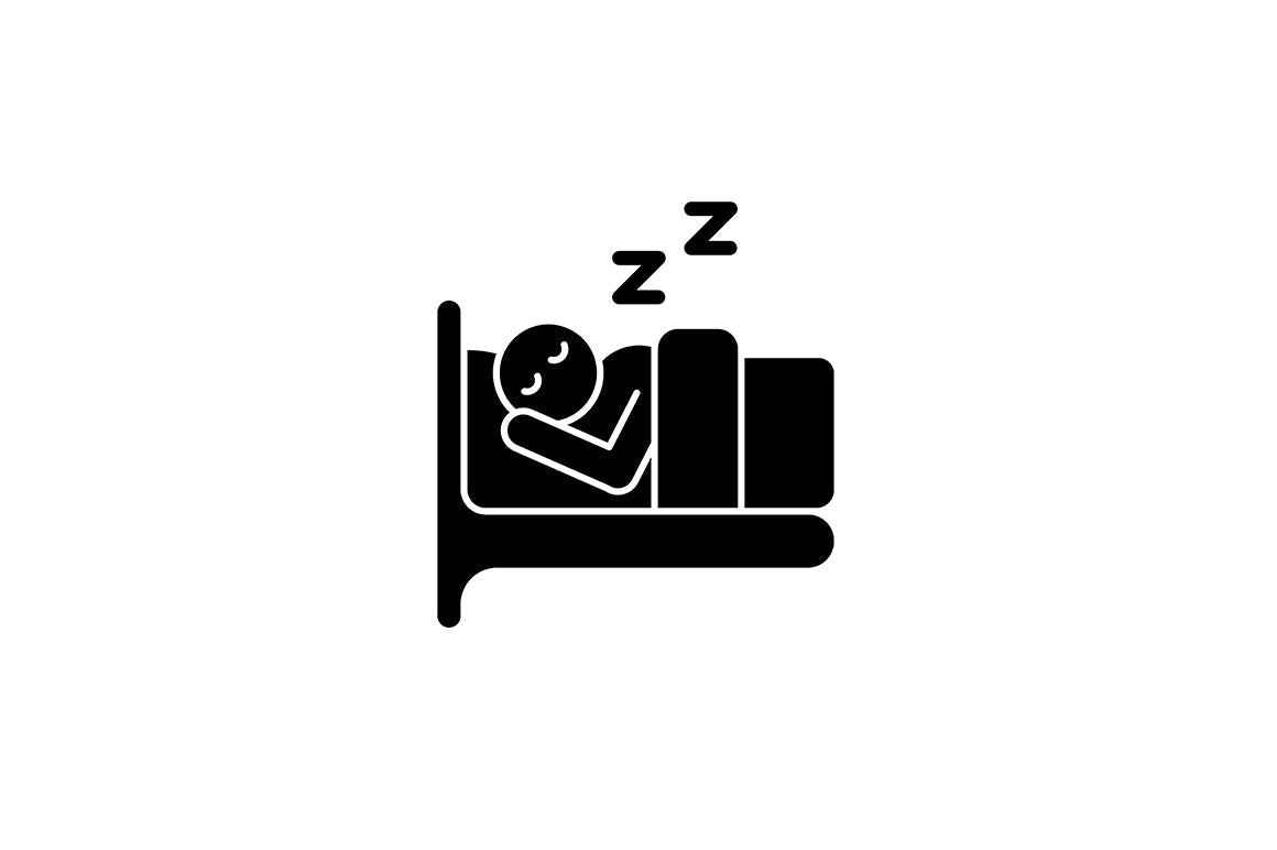 Human behaviour black glyph icons set on white space