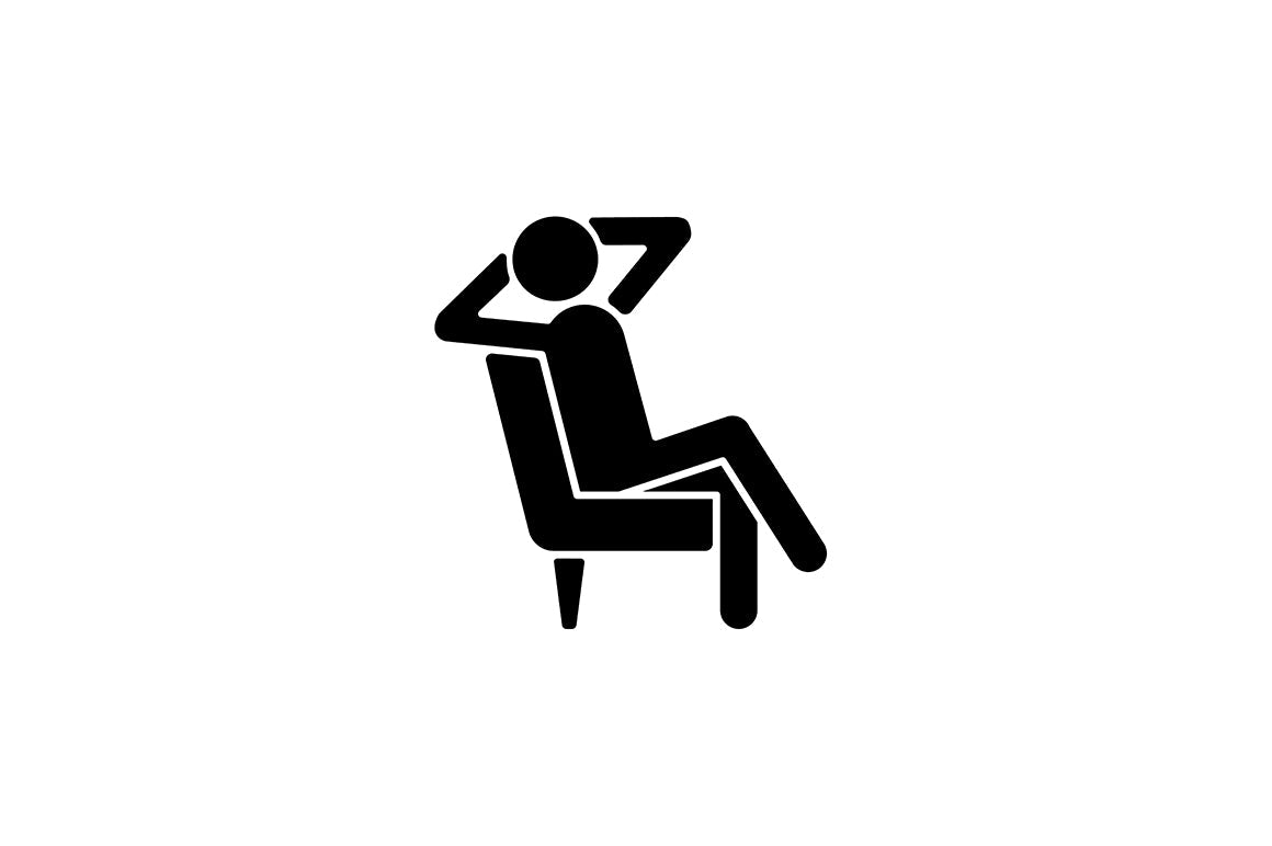 Human behaviour black glyph icons set on white space