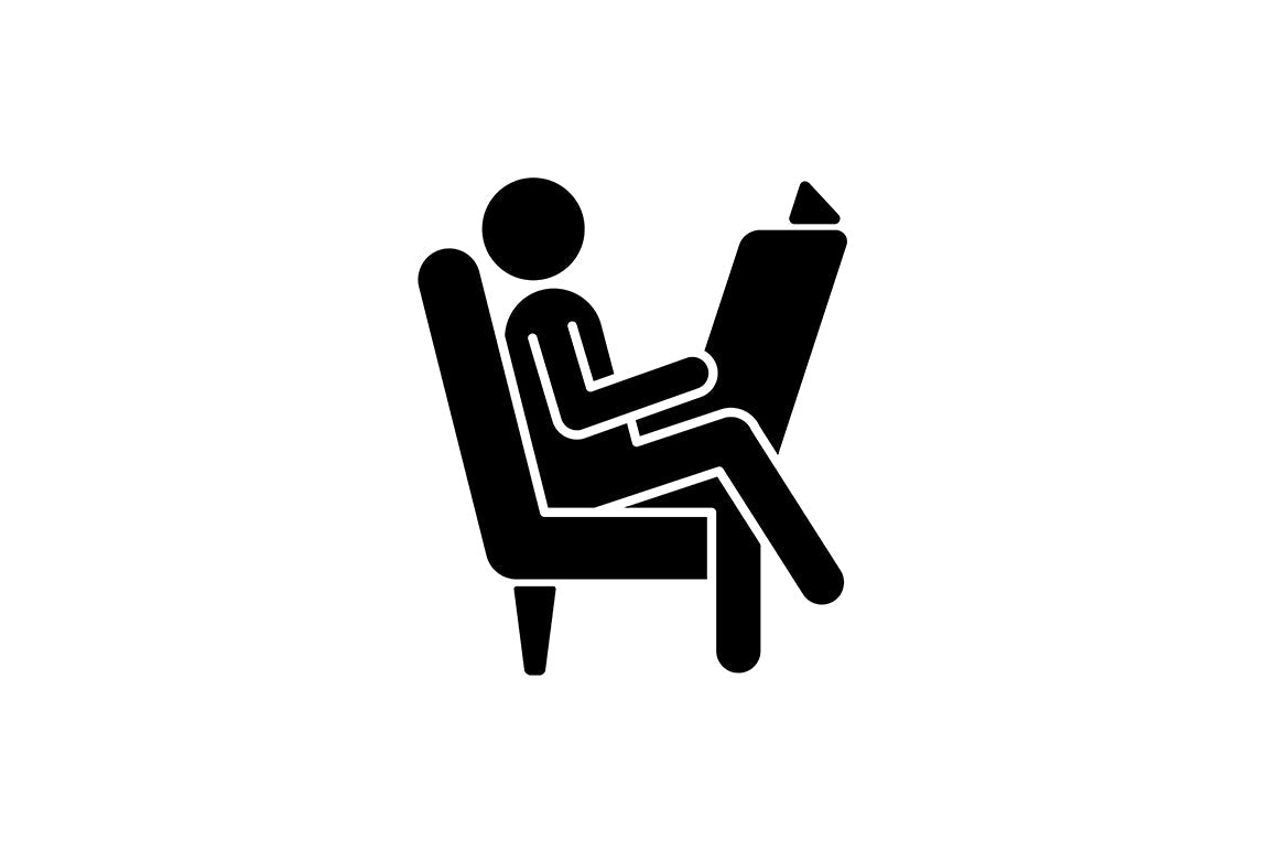 Human behaviour black glyph icons set on white space