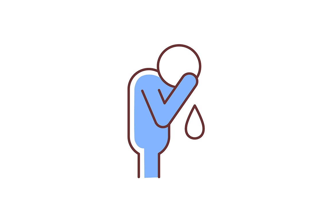 Human behaviour RGB color icons set