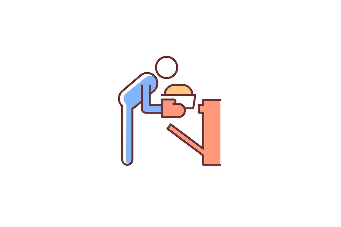 Human behaviour RGB color icons set