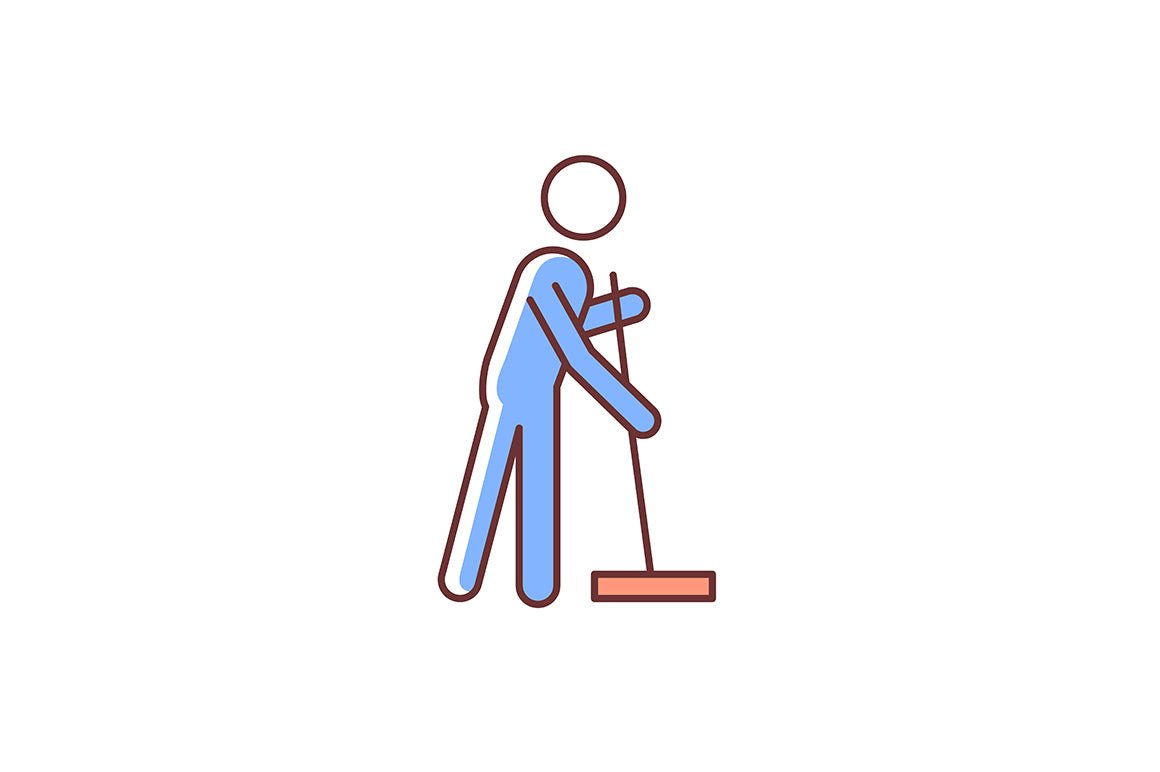 Human behaviour RGB color icons set