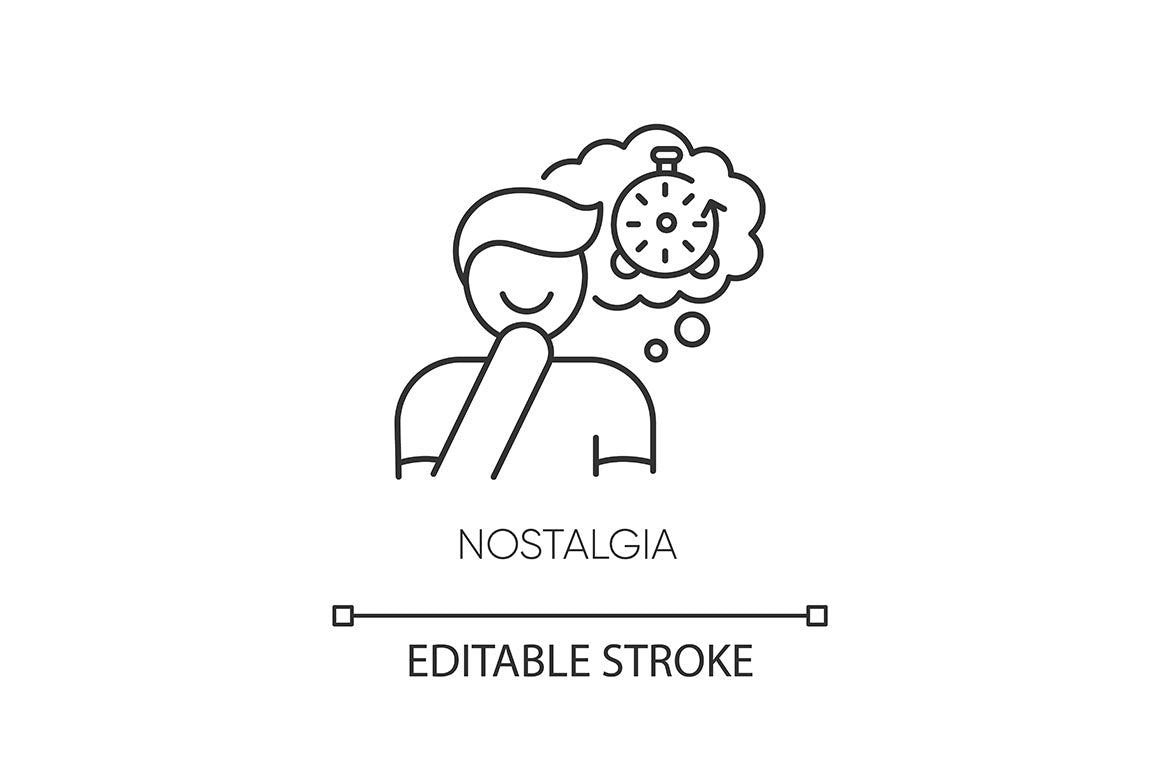Human feelings pixel perfect linear icons set